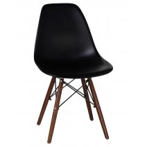  Стул обеденный LMZL-PP623, ножки тёмный бук, цвет сиденья чёрный, фото 1 