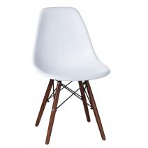  Стул обеденный LMZL-PP623, ножки тёмный бук, цвет сиденья белый, фото 1 