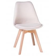  Стул обеденный LMZL-PP635-1, ножки светлый бук, цвет сиденья кремовый, фото 1 