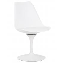  Стул обеденный DOBRIN TULIP, белое основание, цвет белый (W-02), фото 1 