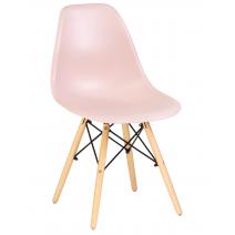  Стул обеденный DOBRIN DSW, ножки светлый бук, цвет светло-розовый (PK-02), фото 1 