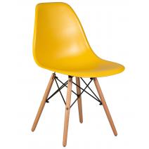  Стул обеденный DOBRIN DSW, ножки светлый бук, цвет горчичный (Y-03), фото 1 