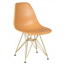  Стул обеденный DOBRIN DSR, ножки золотые, цвет персиковый (NX-Y-06), фото 1 