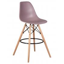  Стул барный DOBRIN DSW BAR, ножки светлый бук, цвет сиреневый (P-04), фото 1 