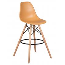  Стул барный DOBRIN DSW BAR, ножки светлый бук, цвет персиковый (NX-Y-06), фото 1 