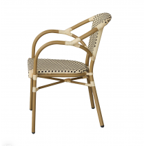  "Кабри" обеденная группа плетеная на 4 персоны, цвет бежево-коричневый, фото 6 