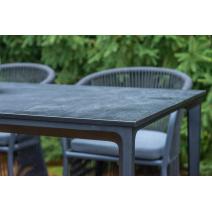  "Романо" обеденная группа на 6 персон, каркас темно-серый, роуп темно-серый, фото 10 