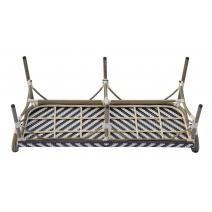  "Кабри" диван двухместный плетенный из искусственного ротанга, цвет бежево-коричневый, фото 5 