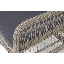  "Цесена" кресло плетеное из искусственного ротанга, цвет бежевый, фото 6 