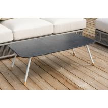  "Альбано" лаунж-зона 5-местная плетеная из роупа (веревки), каркас алюминиевый светло-серый, роуп серый меланж, фото 14 