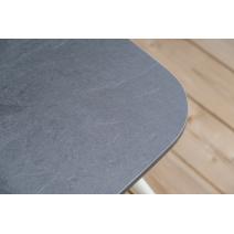  "Альбано" лаунж-зона 5-местная плетеная из роупа (веревки), каркас алюминиевый светло-серый, роуп серый меланж, фото 15 