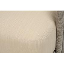  "Альбано" лаунж-зона 5-местная плетеная из роупа (веревки), каркас алюминиевый светло-серый, роуп серый меланж, фото 25 