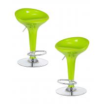  Набор 2 шт Стул барный DOBRIN BOMBA, салатовый, фото 1 