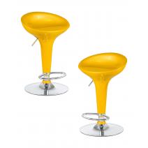  Набор 2 шт Стул барный DOBRIN BOMBA, жёлтый, фото 1 