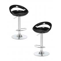  Набор 2 шт Стул барный DOBRIN DISCO, чёрный, фото 1 