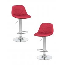  Набор 2 шт Стул барный DOBRIN DINA, бордовый, фото 1 