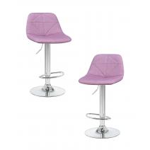  Набор 2 шт Стул барный DOBRIN DINA, фиолетовый, фото 1 