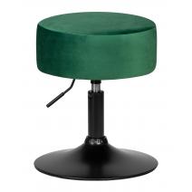  Пуф DOBRIN DANNY BLACK, зеленый велюр (MJ9-88), фото 1 