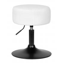  Пуф DOBRIN DANNY BLACK, белое букле, фото 1 