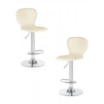  Набор 2 шт Стул барный DOBRIN ELISA, кремовый, фото 1 
