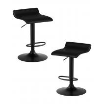  Набор 2 шт Стул барный DOBRIN TOMMY BLACK, чёрный, фото 1 