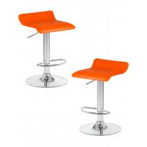  Набор 2 шт Стул барный DOBRIN TOMMY, оранжевый, фото 1 