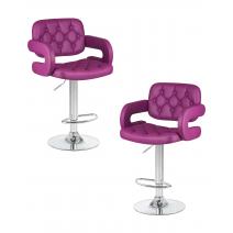  Набор 2 шт Стул барный DOBRIN TIESTO, фиолетовый, фото 1 