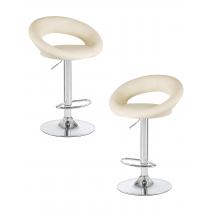  Набор 2 шт Стул барный DOBRIN MIRA, кремовый, фото 1 