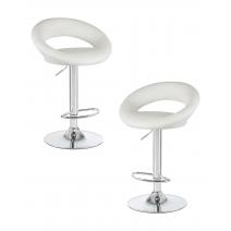  Набор 2 шт Стул барный DOBRIN MIRA, белый, фото 1 