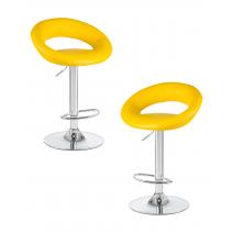  Набор 2 шт Стул барный DOBRIN MIRA, жёлтый, фото 1 