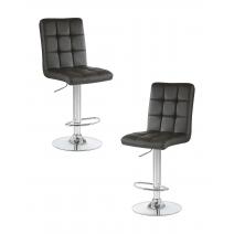  Набор 2 шт Стул барный DOBRIN KRUGER, чёрный, фото 1 