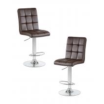  Набор 2 шт Стул барный DOBRIN KRUGER, коричневый, фото 1 
