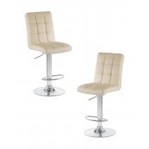  Набор 2 шт Стул барный DOBRIN KRUGER, кремовый, фото 1 