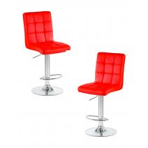  Набор 2 шт Стул барный DOBRIN KRUGER, красный, фото 1 