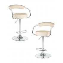  Набор 2 шт Стул барный DOBRIN MARTA, кремовый, фото 1 