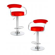  Набор 2 шт Стул барный DOBRIN MARTA, красный, фото 1 