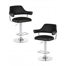  Набор 2 шт Стул барный DOBRIN CHARLY, чёрный, фото 1 
