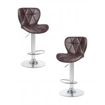  Набор 2 шт Стул барный DOBRIN BARNY, коричневый, фото 1 