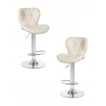  Набор 2 шт Стул барный DOBRIN BARNY, кремовый, фото 1 