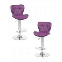  Набор 2 шт Стул барный DOBRIN BARNY, фиолетовый, фото 1 