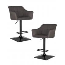  Набор 2 шт Стул барный DOBRIN RALF, темно-серый (LAR-106D-26), фото 1 