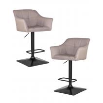  Набор 2 шт Стул барный DOBRIN RALF, светло-серый (LAR-106D-25), фото 1 