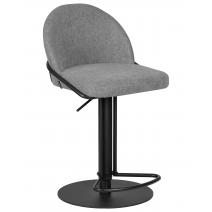  Стул барный DOBRIN OLIVER, серая ткань (FLY1347-17), фото 1 