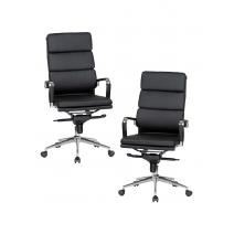  Набор 2 шт Офисное кресло для руководителей DOBRIN ARNOLD, чёрный, фото 1 