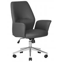 Офисное кресло для руководителей DOBRIN SAMUEL, серый, фото 1 