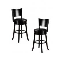  Набор 2 шт Вращающийся полубарный стул DOBRIN TONY COUNTER, капучино, черный, фото 1 