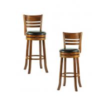  Набор 2 шт Стул барный DOBRIN WILLIAM BAR, шоколад, чёрный, фото 1 