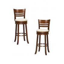  Набор 2 шт Стул барный DOBRIN WILLIAM BAR, шоколад, кремовый, фото 1 
