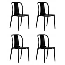  Набор 4 шт Стул обеденный DOBRIN ADAM, черный, фото 1 