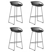  Набор 4 шт Стул барный DOBRIN FRANK, темно-серый, фото 1 